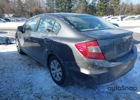 2012 Honda Civic Lx из США, поврежденный, VIN 2HGFB2F50CH559536